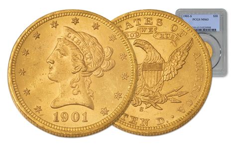 1901 ten dollar gold coin
